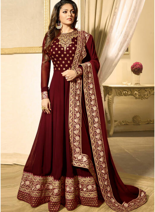 Stylish Designs For Anarkali Dresses